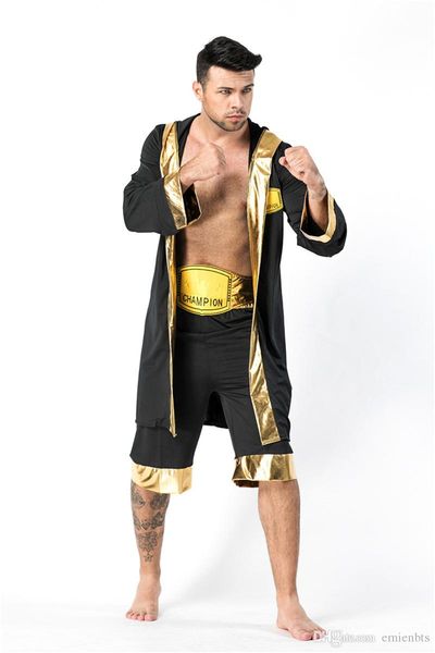 halloween boxer party theme costume fashion loose cosplay sets casual clothing, Black;red
halloween boxer party theme costume fashion loose cosplay sets casual clothing, Black;red