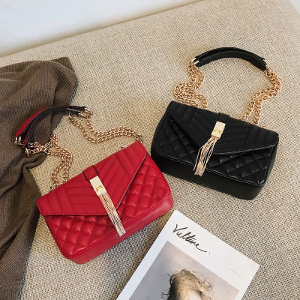 new plaid small fringe embroidery clutches women crossbody black bag quilted flap shoulder bag women messenger chain tassel
new plaid small fringe embroidery clutches women crossbody black bag quilted flap shoulder bag women messenger chain tassel