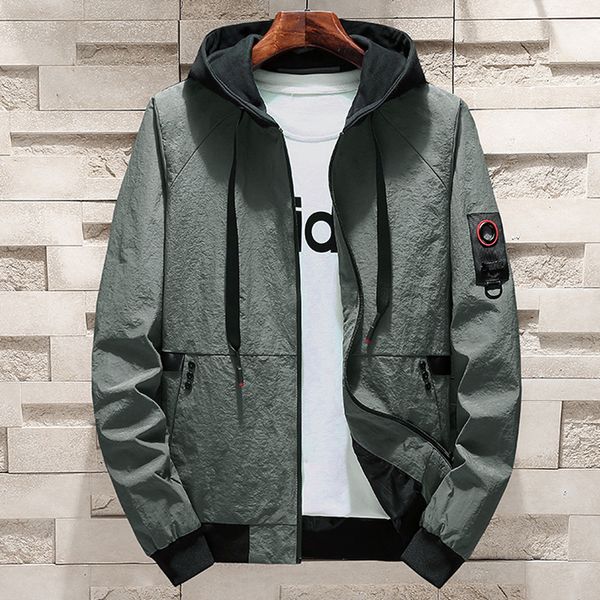 streetwear men jacket spring autumn casual fashion style coats hoodie pure color drawstring sports jacket coat chaqueta hombre, Black;brown
streetwear men jacket spring autumn casual fashion style coats hoodie pure color drawstring sports jacket coat chaqueta hombre, Black;brown
