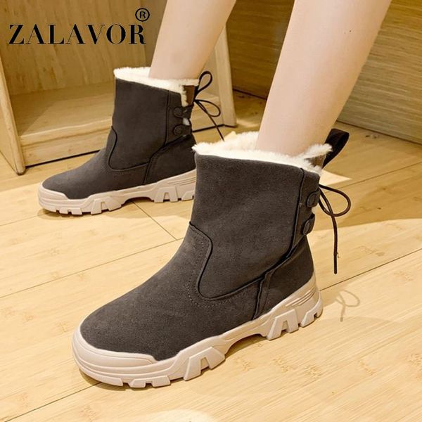 zalavor women ankle snow boots winter add plush cotton shoes women keep warm thicken fur casual lace up flats boots size 35-40, Black
zalavor women ankle snow boots winter add plush cotton shoes women keep warm thicken fur casual lace up flats boots size 35-40, Black