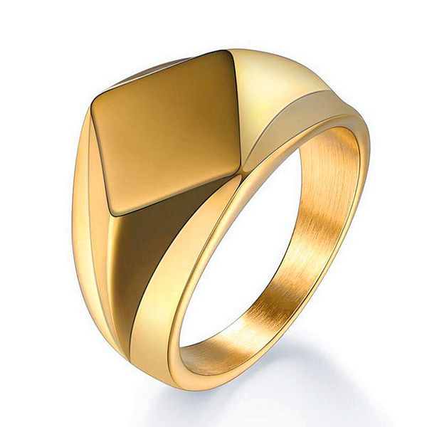 hnsp 316l stainless steel smooth triangle power gold rings for men finger jewelry ring male gift, Golden;silver
hnsp 316l stainless steel smooth triangle power gold rings for men finger jewelry ring male gift, Golden;silver