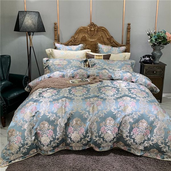140s satin silk jacquard european palace bedding set lace duvet cover egyptian cotton bed linen fitted sheet pillowcases
140s satin silk jacquard european palace bedding set lace duvet cover egyptian cotton bed linen fitted sheet pillowcases