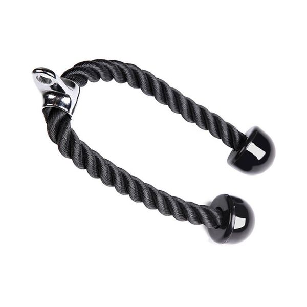 Tricep Rope Abdominal Crunches Cable Attachment Pull Down Laterals Biceps Training Fitness Equipment Body Building Gym Pull Rope