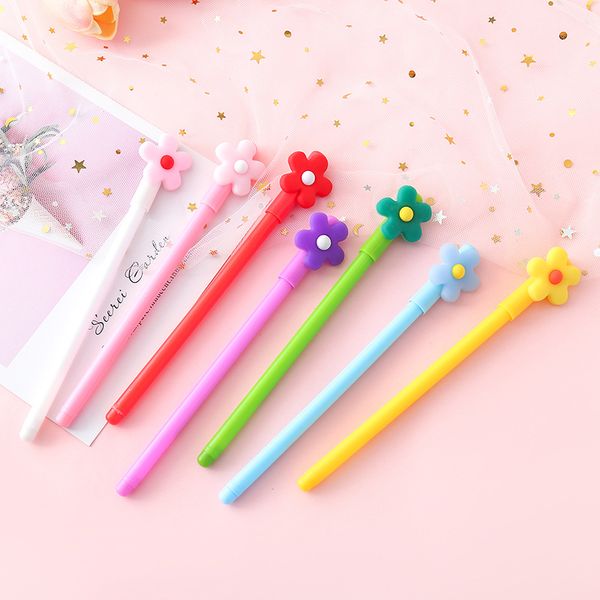 50 pcs/lot flower gel pens cute 0.5 mm black ink signature pen school writing supplies stationery promotional gift
50 pcs/lot flower gel pens cute 0.5 mm black ink signature pen school writing supplies stationery promotional gift