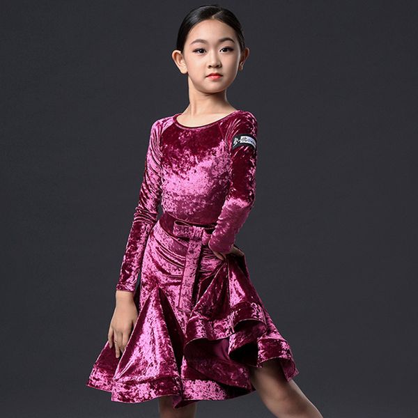 latin dance dress long sleeve performance professional competition clothing rumba cha cha samba tango winter velvet girl dn4700, Black;red
latin dance dress long sleeve performance professional competition clothing rumba cha cha samba tango winter velvet girl dn4700, Black;red