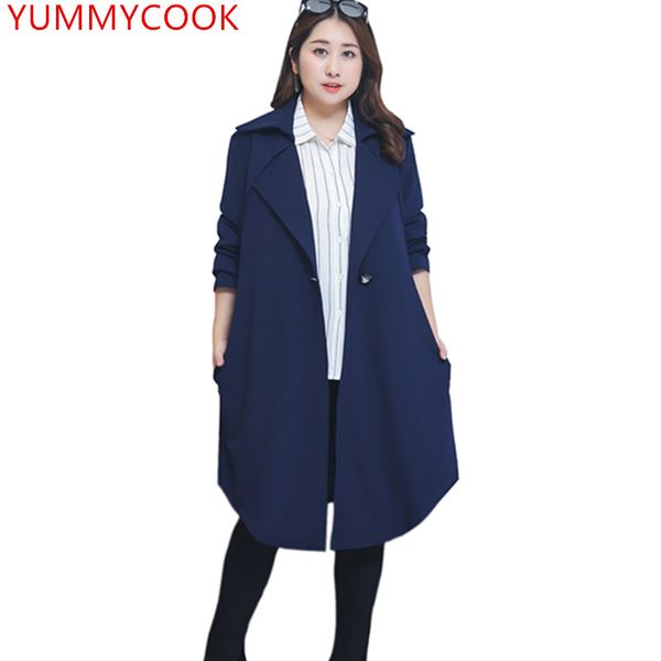 fashion slim medium length solid color windbreaker jacket female autumn simple loose large size lapel women clothing coat ab117, Tan;black
fashion slim medium length solid color windbreaker jacket female autumn simple loose large size lapel women clothing coat ab117, Tan;black