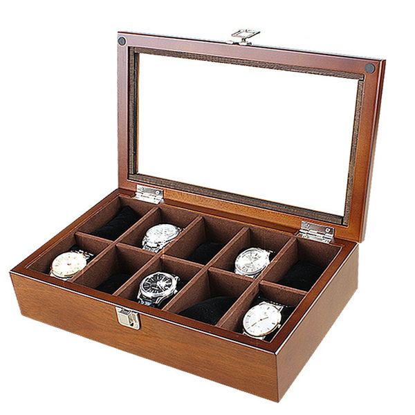 new wood watch display box organizer black watch wooden case fashion storage packing gift boxes jewelry case, Black;blue
new wood watch display box organizer black watch wooden case fashion storage packing gift boxes jewelry case, Black;blue