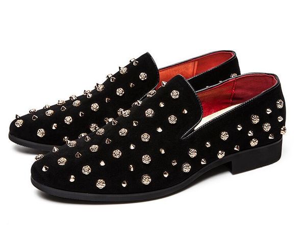 2019 new fashion gold and metal toe men velvet dress shoes italian mens dress shoes handmade loafers eur38-46 z23, Black
2019 new fashion gold and metal toe men velvet dress shoes italian mens dress shoes handmade loafers eur38-46 z23, Black