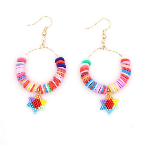 go2boho earings for women earrings hoops star bohemian vinyl heishi disc femme summer pendientes 2020 jewelry hooks earring, Golden;silver
go2boho earings for women earrings hoops star bohemian vinyl heishi disc femme summer pendientes 2020 jewelry hooks earring, Golden;silver