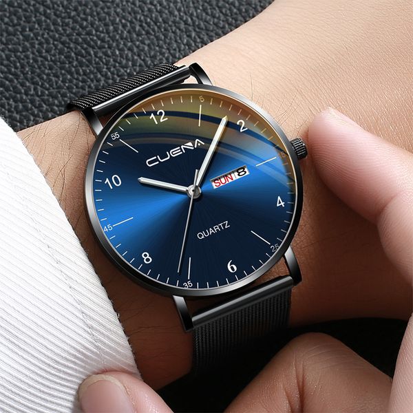 mens luxury watches stainless steel magnetic net calendar simple casual quartz watch business wristwatch clock relogio masculino, Slivery;brown
mens luxury watches stainless steel magnetic net calendar simple casual quartz watch business wristwatch clock relogio masculino, Slivery;brown