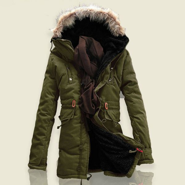 men winter warm fleece lined jacket hooded long sleeve parka outwear trench coat, Black
men winter warm fleece lined jacket hooded long sleeve parka outwear trench coat, Black