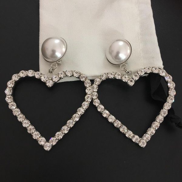 luxury designer jewelry large heart pendant earrings for women fashion brand jewelry gift ship, Silver
luxury designer jewelry large heart pendant earrings for women fashion brand jewelry gift ship, Silver
