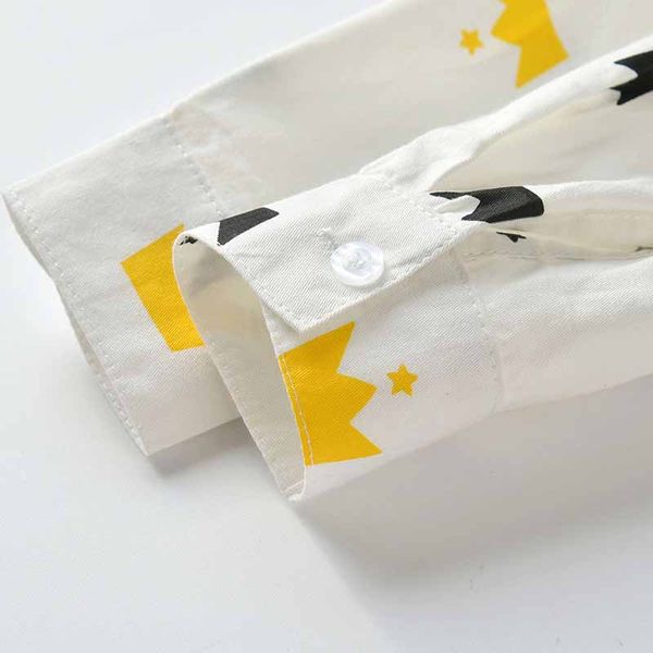 baby boys shirts long sleeve boy's shirts casual turn-down collar children kids clothes baby boy cartoon crown shirt, White;black
baby boys shirts long sleeve boy's shirts casual turn-down collar children kids clothes baby boy cartoon crown shirt, White;black