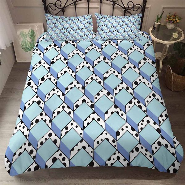 helengili 3d bedding set geometric square print duvet cover set bedcloth with pillowcase bed home textiles #yc-47
helengili 3d bedding set geometric square print duvet cover set bedcloth with pillowcase bed home textiles #yc-47