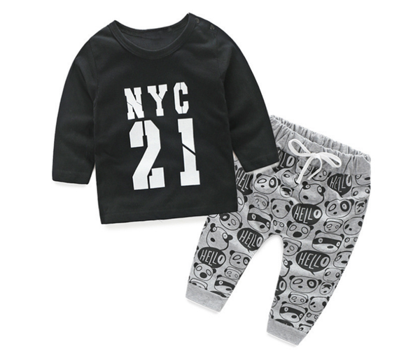 boys sport suits brand cotton panda long tees pants tracksuit toddler boy clothing set kids casual clothes outfits, White
boys sport suits brand cotton panda long tees pants tracksuit toddler boy clothing set kids casual clothes outfits, White