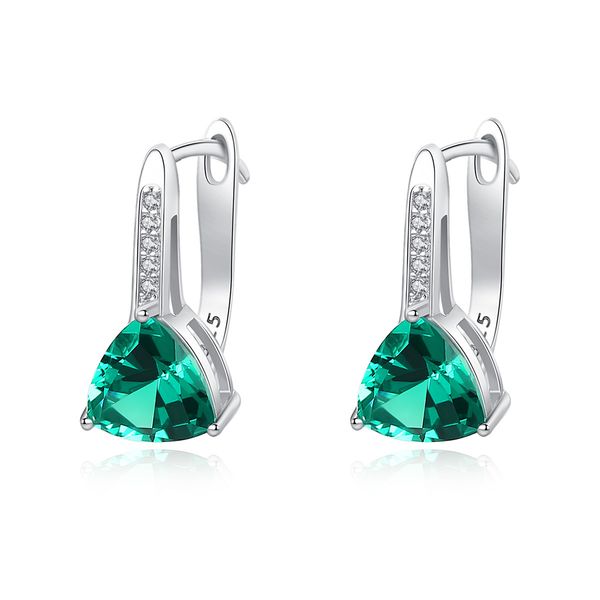 earrings z elegant stud for women solid silver gemstone earrings jewellery anniversary gifts carving 925 se0227, Golden;silver
