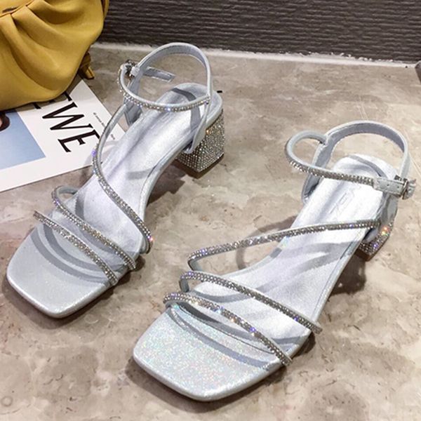 2020 summer new women sandals bling low heel ladies shoes thin belt square toe fashion dress elegant party female slides shoes, Black
2020 summer new women sandals bling low heel ladies shoes thin belt square toe fashion dress elegant party female slides shoes, Black