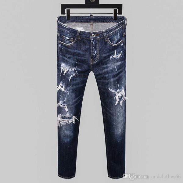 2020 new luxury brand designer black pants fashion holes trouse jeans for men pants jeans luxury pants mens designer sweatpants, Blue
2020 new luxury brand designer black pants fashion holes trouse jeans for men pants jeans luxury pants mens designer sweatpants, Blue