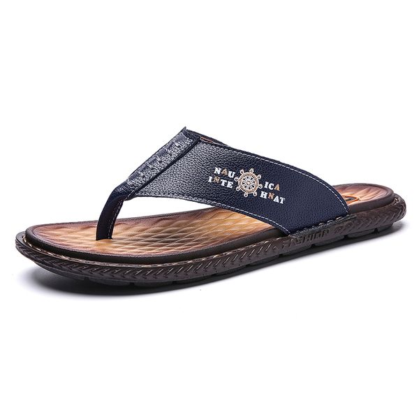 slippers classic quality men leather sandals comfortable slipper lightweight summer shoes breathable flat big size 39-46 roman, Black
slippers classic quality men leather sandals comfortable slipper lightweight summer shoes breathable flat big size 39-46 roman, Black