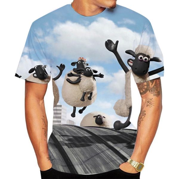 2020 new men's t-shirt casual harajuku lamb print t-shirt summer female boy short-sleeved men's clothing, White;black
2020 new men's t-shirt casual harajuku lamb print t-shirt summer female boy short-sleeved men's clothing, White;black