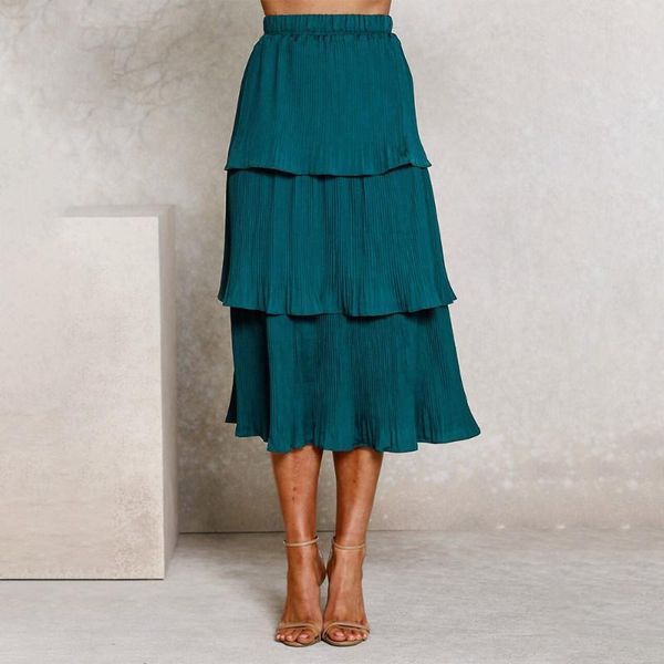 pink white solid multi-layer casual women midi skirt 2020 summer elf contrast high elastic waist korean girly daily skirts d30, Black
pink white solid multi-layer casual women midi skirt 2020 summer elf contrast high elastic waist korean girly daily skirts d30, Black
