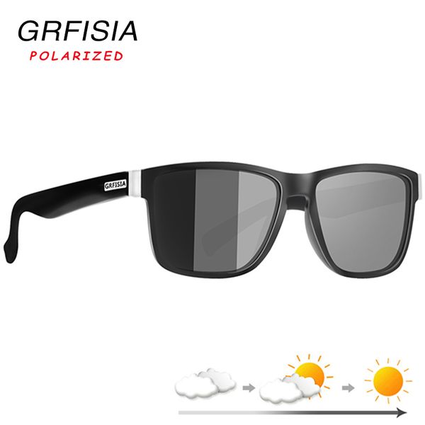 grfisia pchromic polarized sunglasses men sports style fashion square sun glasses male lightweight frame uv400 goggles g18, White;black
grfisia pchromic polarized sunglasses men sports style fashion square sun glasses male lightweight frame uv400 goggles g18, White;black