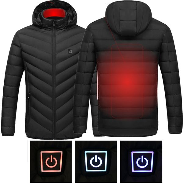 mens women heated outdoor parka coat usb electric battery long sleeves heating hooded jackets warm winter thermal jacket, Black
mens women heated outdoor parka coat usb electric battery long sleeves heating hooded jackets warm winter thermal jacket, Black