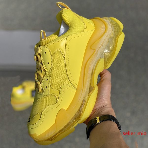 luxury paris triple s 17fw clunky sneakers yellow crystal fashion designer mens women casual dad running shoes size 36-45
luxury paris triple s 17fw clunky sneakers yellow crystal fashion designer mens women casual dad running shoes size 36-45
