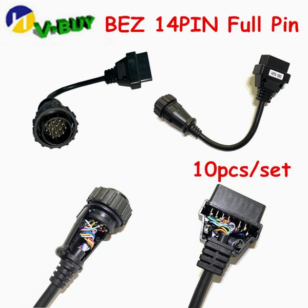 10pcs/lot obd adapter cable for be--nz 14pin to 16 pin obd 2 diagnostic connector cable 14 pin
10pcs/lot obd adapter cable for be--nz 14pin to 16 pin obd 2 diagnostic connector cable 14 pin