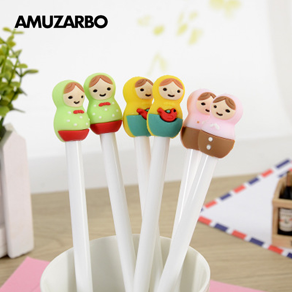 cartoon gel pen cute russian doll whale black ink gel pen writing signature kids gift stationery school office supplies 1pcs
cartoon gel pen cute russian doll whale black ink gel pen writing signature kids gift stationery school office supplies 1pcs