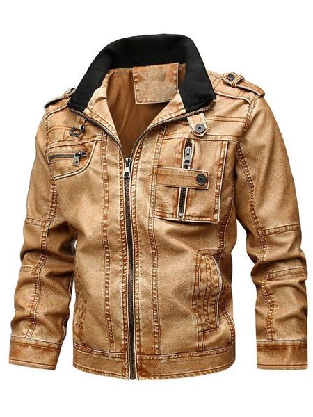 плюс размер -5xl кожаные куртки vintage осень зима мужской одежды теплый повседневный пилотный мотоцикла pu кожаное пальто больших размеро, Black
плюс размер -5xl кожаные куртки vintage осень зима мужской одежды теплый повседневный пилотный мотоцикла pu кожаное пальто больших размеро, Black