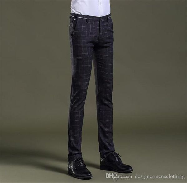 мода дизайнер plaid мужские брюки середины талии с zipper fly карандаш брюки мужские одежда, Black
мода дизайнер plaid мужские брюки середины талии с zipper fly карандаш брюки мужские одежда, Black