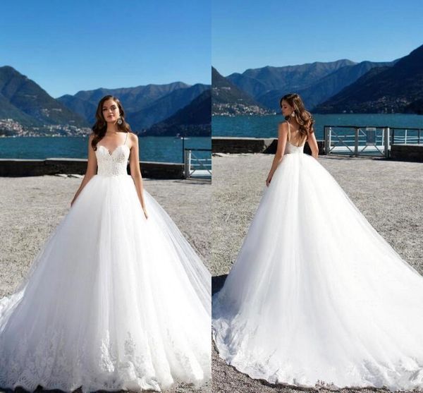 amazing beach boho wedding dress spaghetti strap a line sweetheart lace tulle floor length bridal gowns custom made robe de mariage, White
amazing beach boho wedding dress spaghetti strap a line sweetheart lace tulle floor length bridal gowns custom made robe de mariage, White