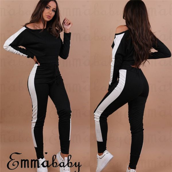 women new fashion casual sets clothes winter autumn cotton outfits sets striped crop pullover + high waist pants, Gray
women new fashion casual sets clothes winter autumn cotton outfits sets striped crop pullover + high waist pants, Gray