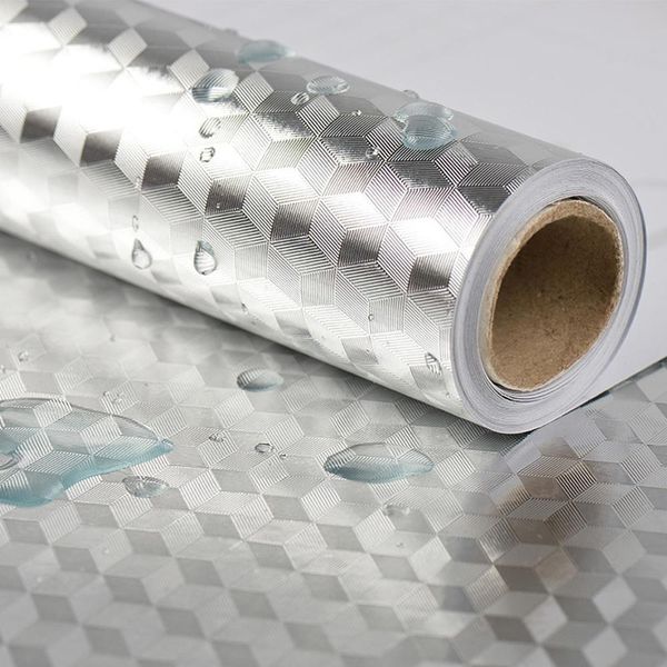 1/3m/roll kitchen backsplash wallpaper stickers self adhesive aluminum foil stickers oil proof waterproof kitchen stove sticker
1/3m/roll kitchen backsplash wallpaper stickers self adhesive aluminum foil stickers oil proof waterproof kitchen stove sticker