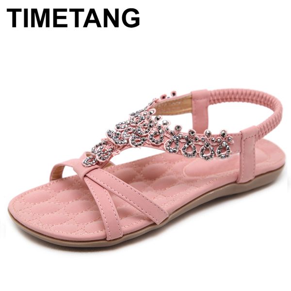 timetang 2020 new summer ladies shoes flower crystal flat sandals women big size sandalias mujer bohemia women shoes 35-42, Black
timetang 2020 new summer ladies shoes flower crystal flat sandals women big size sandalias mujer bohemia women shoes 35-42, Black