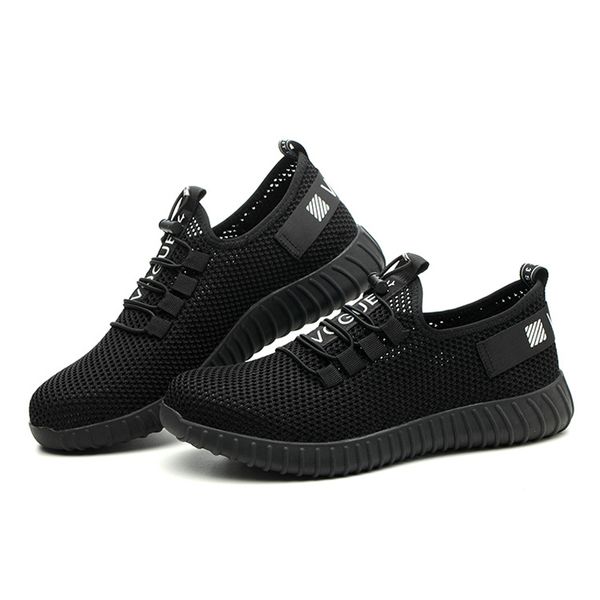 2019 summer breathable protective shoes men's steel toe caps anti-puncture work shoes wear-resistant fashion casual safety, Black
2019 summer breathable protective shoes men's steel toe caps anti-puncture work shoes wear-resistant fashion casual safety, Black