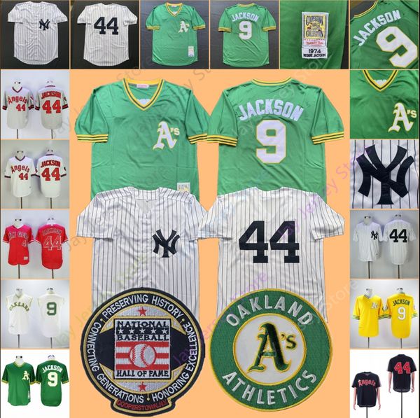 Reggie Jackson 9 Jersey Cooperstown 1982 HOF Hall Of Fame Los Angeles YANKEES Oakland Angels Athletics 44 White Grey Yellow Green Home Away
Reggie Jackson 9 Jersey Cooperstown 1982 HOF Hall Of Fame Los Angeles YANKEES Oakland Angels Athletics 44 White Grey Yellow Green Home Away
