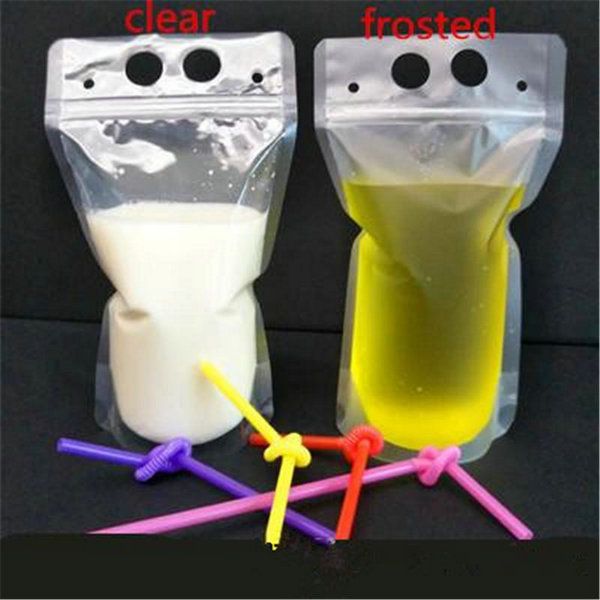 100 double zipper plastic clear drink pouches with straw no 714al3uukl plastic reusable disposable smoothie ing
100 double zipper plastic clear drink pouches with straw no 714al3uukl plastic reusable disposable smoothie ing