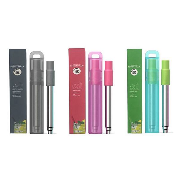 stainless steel telescopic drinking straw portable straw for travel reusable collapsible metal drinking straw with case brush
stainless steel telescopic drinking straw portable straw for travel reusable collapsible metal drinking straw with case brush