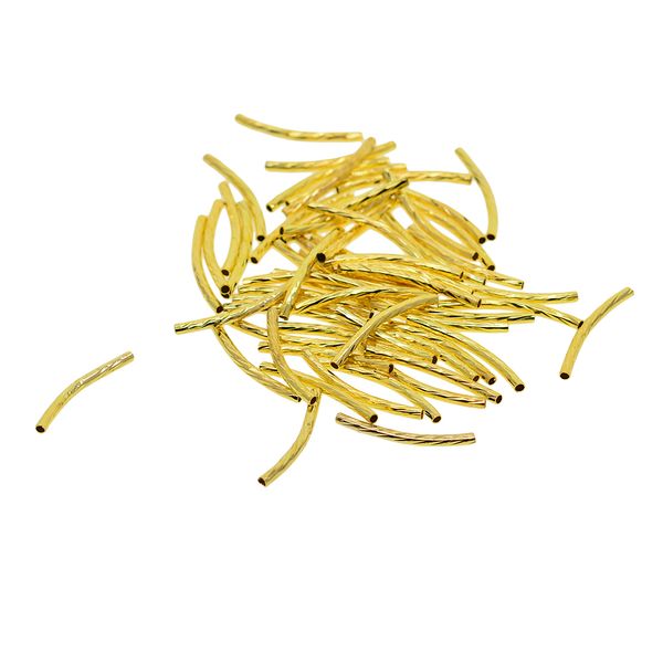 50 piece engraved curve spacer loose tube noodle beads diy jewelry making accessories for for diy necklace bracelet 25x2mm
50 piece engraved curve spacer loose tube noodle beads diy jewelry making accessories for for diy necklace bracelet 25x2mm