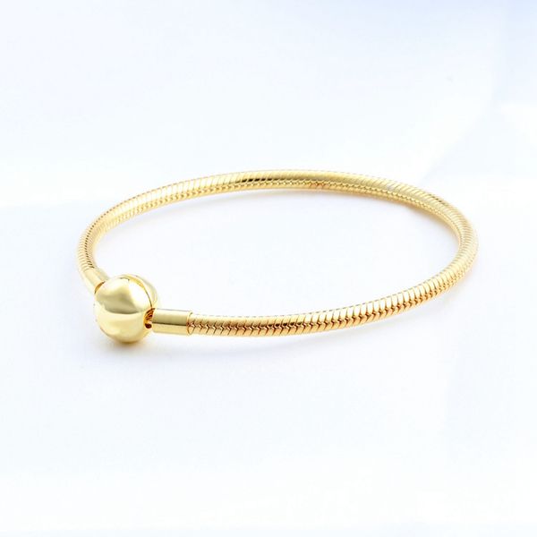 ball snake bracelet 925 sterling silver plated 18k gold for pandora women's bracelet holiday gift with box, Golden;silver
ball snake bracelet 925 sterling silver plated 18k gold for pandora women's bracelet holiday gift with box, Golden;silver