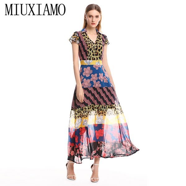 miuximao 2019 spring&summer long dress new arrival fashion v-neck full half sleeve floral print ankle-length dress women vestido, Black;gray
miuximao 2019 spring&summer long dress new arrival fashion v-neck full half sleeve floral print ankle-length dress women vestido, Black;gray
