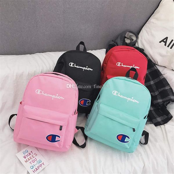 Champion backpack 4 color 3 pc lot 3 pack backpack pencilca e one houlder bag for women and men 
Champion backpack 4 color 3 pc lot 3 pack backpack pencilca e one houlder bag for women and men