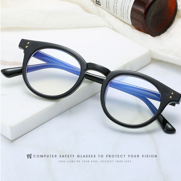 anti blue light blocking glasses vintage plastic frame men women computer games goggles eyeglasses optical spectacle frame, White;black
anti blue light blocking glasses vintage plastic frame men women computer games goggles eyeglasses optical spectacle frame, White;black