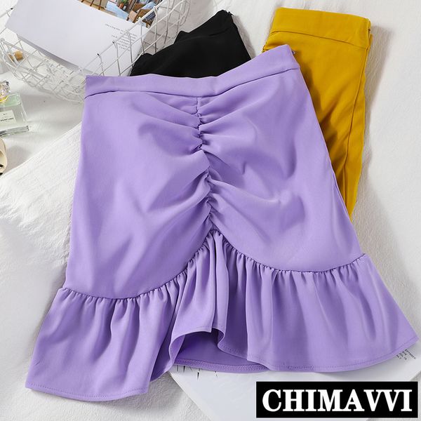 solid color sweet students skirt korean 2020 new summer high-waisted ruffled folds package hip skirt female, Black
solid color sweet students skirt korean 2020 new summer high-waisted ruffled folds package hip skirt female, Black
