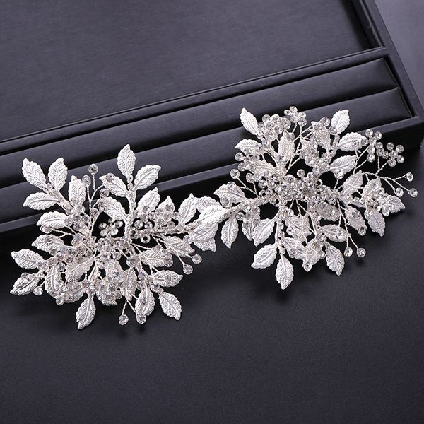 new trendy silver leaf bride wedding headband tiara fashion crystal rhinestone bridal hair accessories hairband women headpieces, Golden;white
new trendy silver leaf bride wedding headband tiara fashion crystal rhinestone bridal hair accessories hairband women headpieces, Golden;white