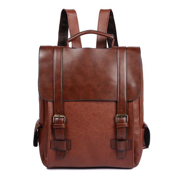 fashion vintage women backpack pu leather school bags for teenage girls schoolbag brown black backpacks women men rucksack
fashion vintage women backpack pu leather school bags for teenage girls schoolbag brown black backpacks women men rucksack