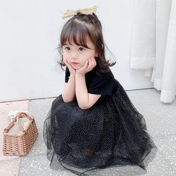 kids designer clothes 2020 girls straps fake two-piece short-sleeved dress starry sky gauze children's princess dress, Red;yellow
kids designer clothes 2020 girls straps fake two-piece short-sleeved dress starry sky gauze children's princess dress, Red;yellow