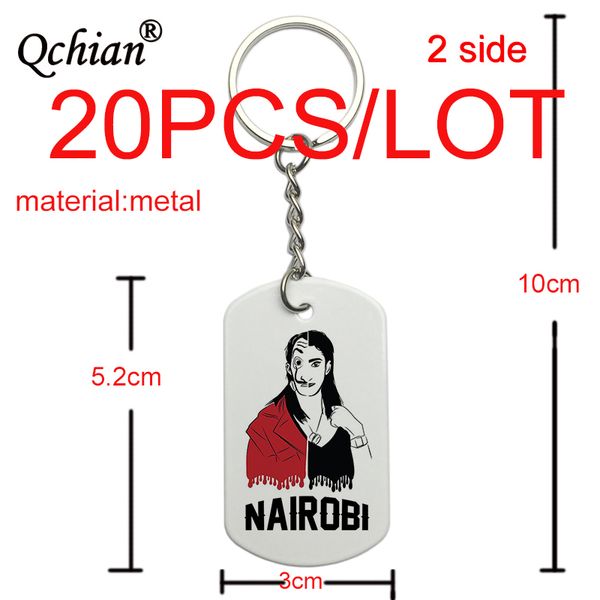 20pcs la casa de papel dali el profesor keychain the house of paper money heist key chain for women men car keyring jewelry gift, Silver
20pcs la casa de papel dali el profesor keychain the house of paper money heist key chain for women men car keyring jewelry gift, Silver